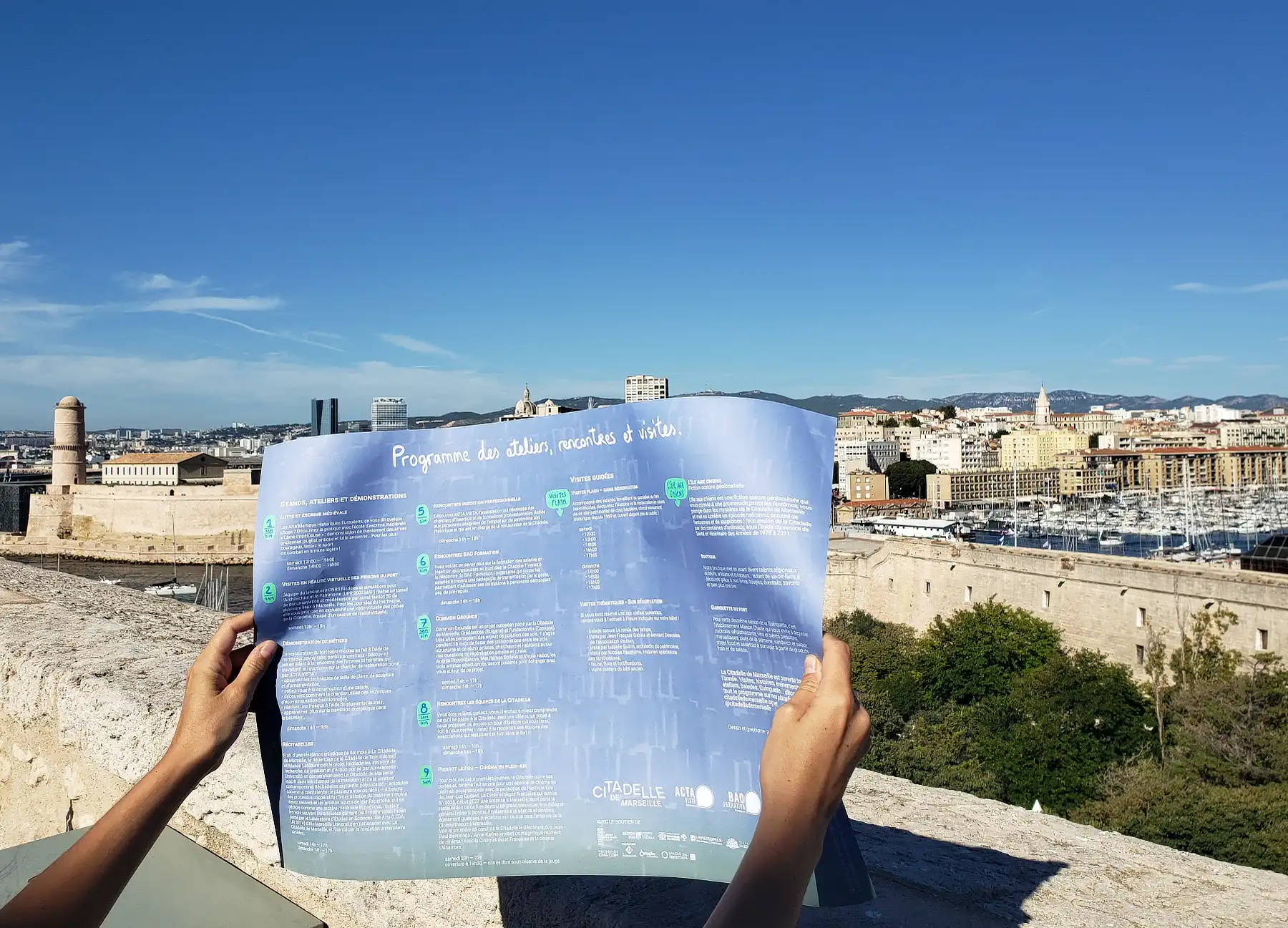 affiche et plan-programme Citadelle 5©Polysème Pauline Scannella